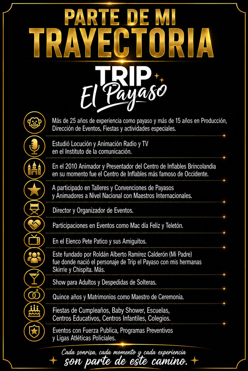 Trip el Payaso — Trayectoria